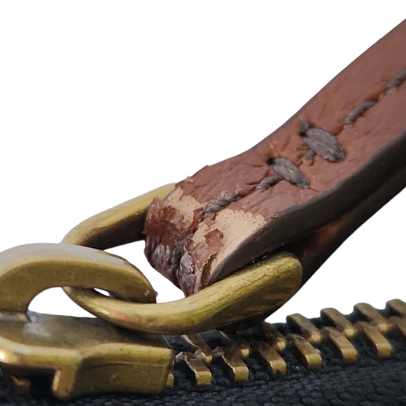 FOSSIL crossbody leather purse black - Picture 11 of 16